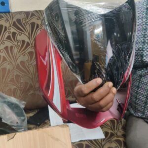 TVS Star Sports Visor Red